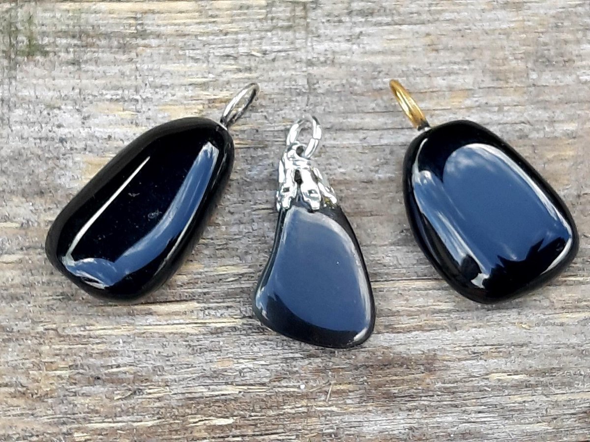 Edelsteen Obsidiaan hanger